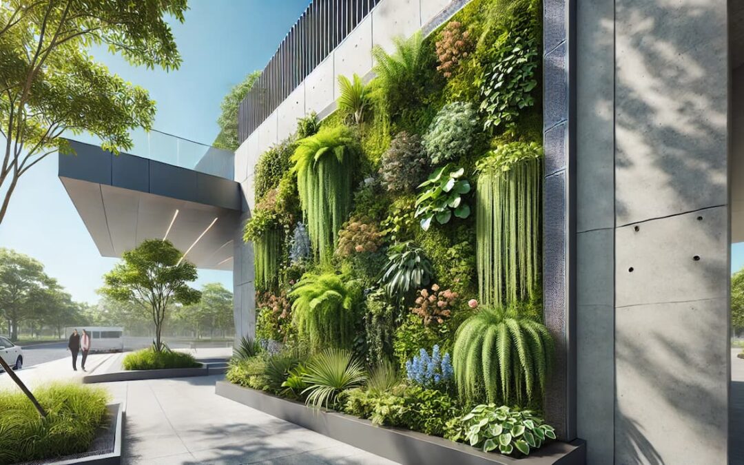 Nawadnianie ogrodów wertykalnych – jak zaprojektować system dla ścian zielonych?