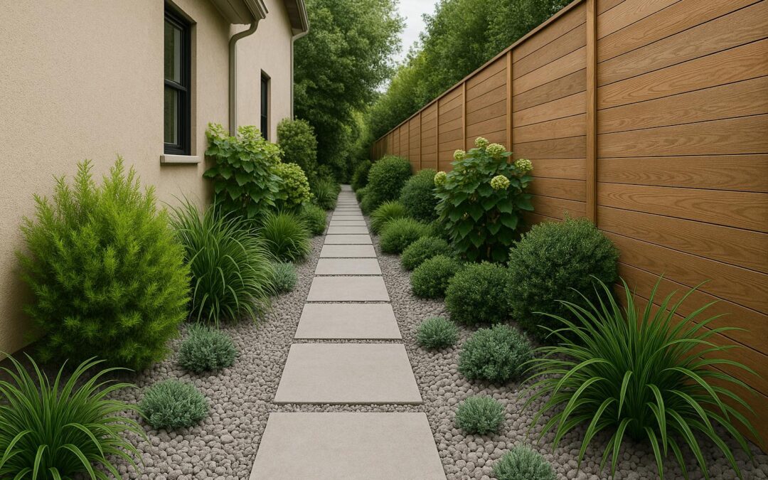 Ogród na wąskiej działce – jak optycznie poszerzyć przestrzeń?