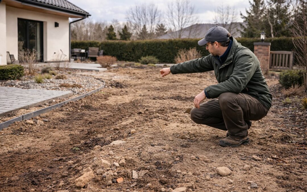Przygotowanie ziemi pod trawnik – profesjonalne podłoże pod siew i trawę z rolki